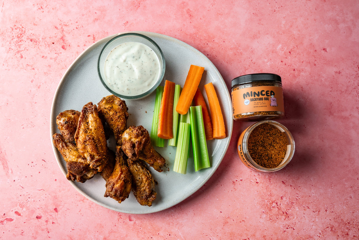 Backyard Barbecue Chicken Wings
